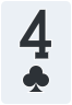 4 of clubs - Free Online Solitaire Card