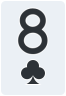 8 of clubs - Free Online Solitaire Card