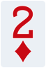 2 of diamonds - Free Online Solitaire Card