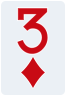 3 of diamonds - Free Online Solitaire Card