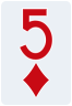 5 of diamonds - Free Online Solitaire Card