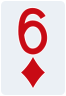 6 of diamonds - Free Online Solitaire Card