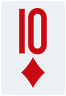 10 of diamonds - Free Online Solitaire Card