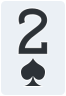 2 of spades - Free Online Solitaire Card