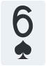 6 of spades - Free Online Solitaire Card