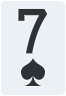 7 of spades - Free Online Solitaire Card