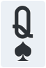 Q of spades - Free Online Solitaire Card